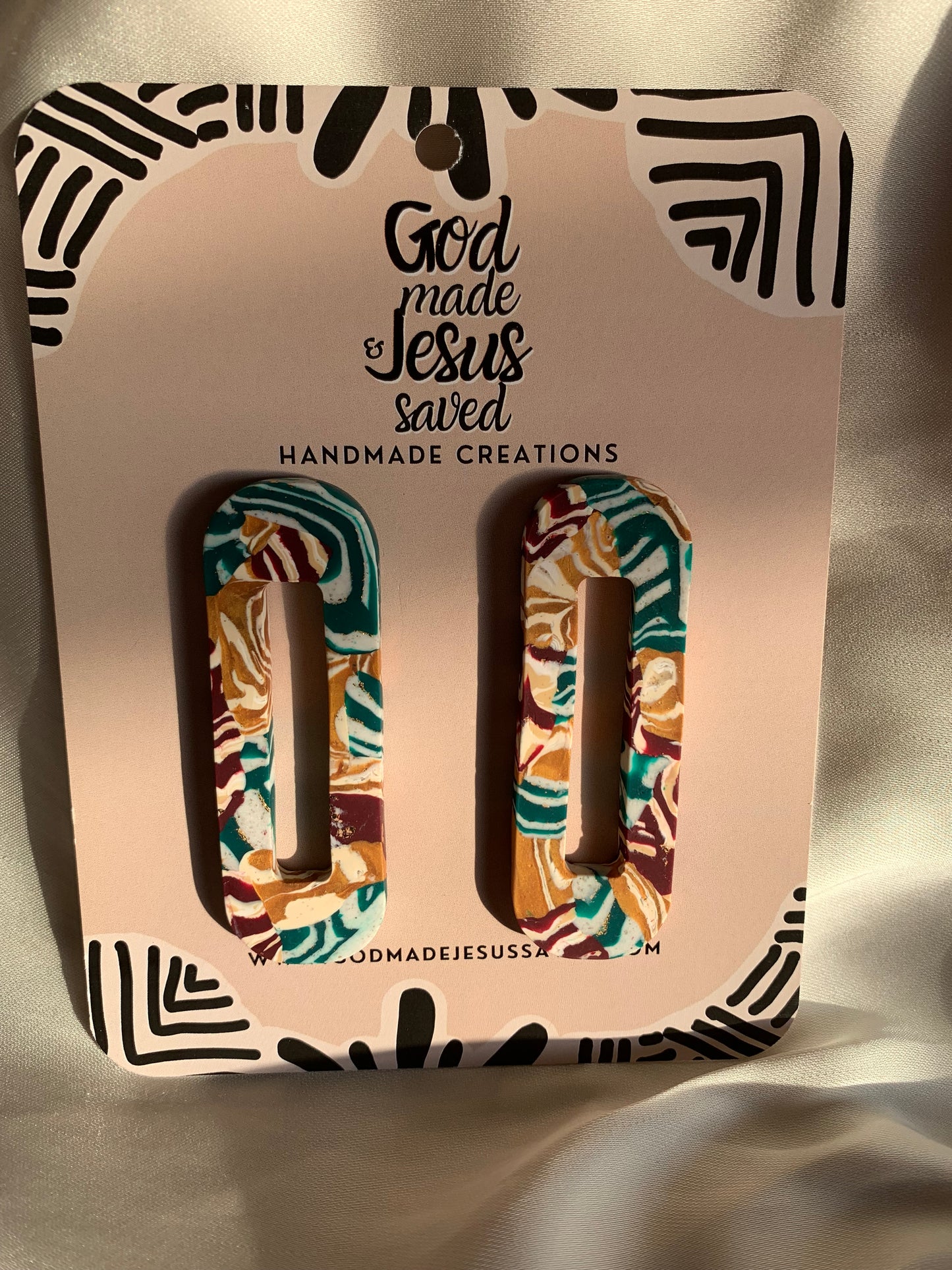 Coat of Many Colors: Drop Earring