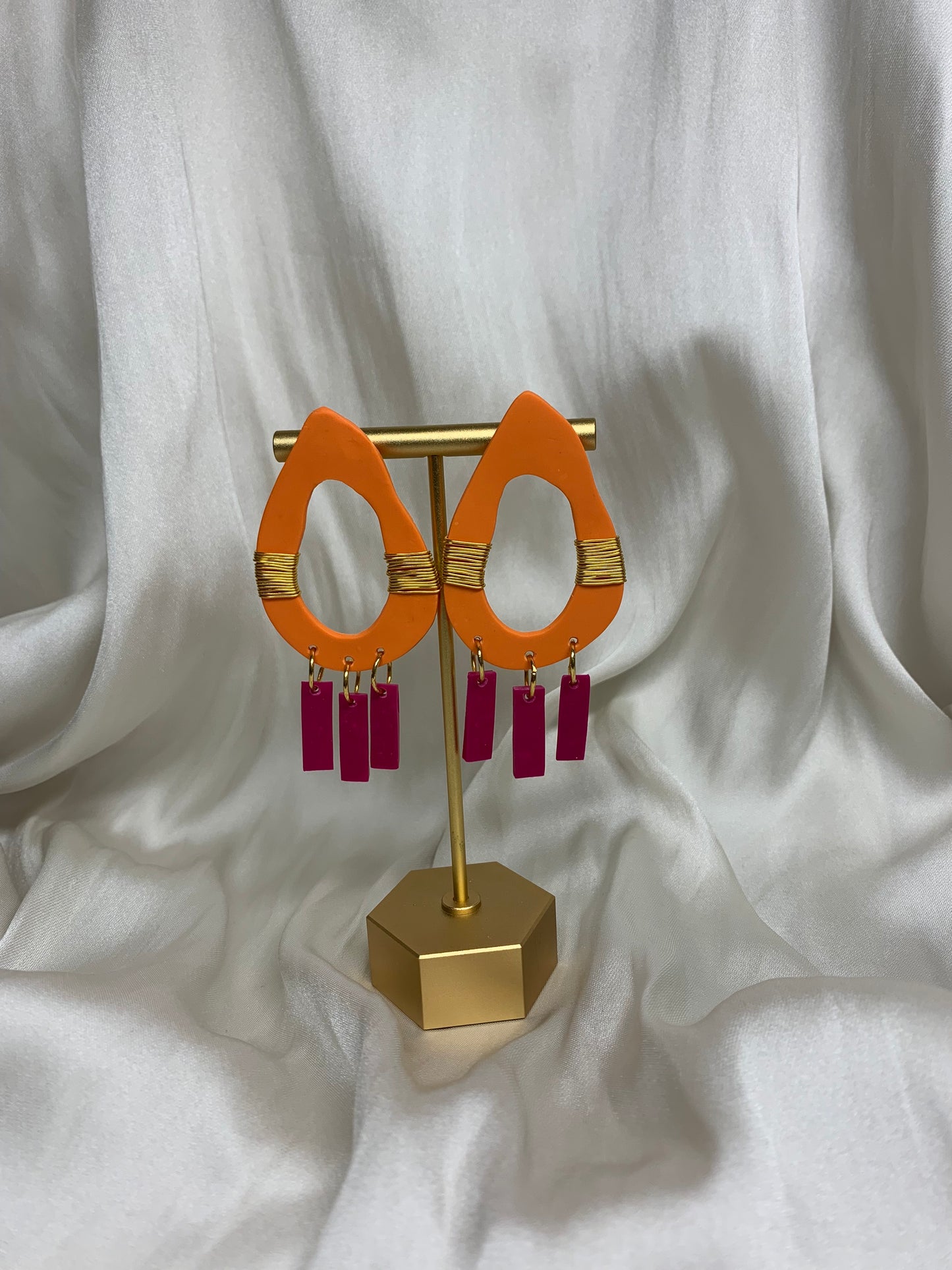 More Valuable Than a Sparrow: Orange & Fuchsia