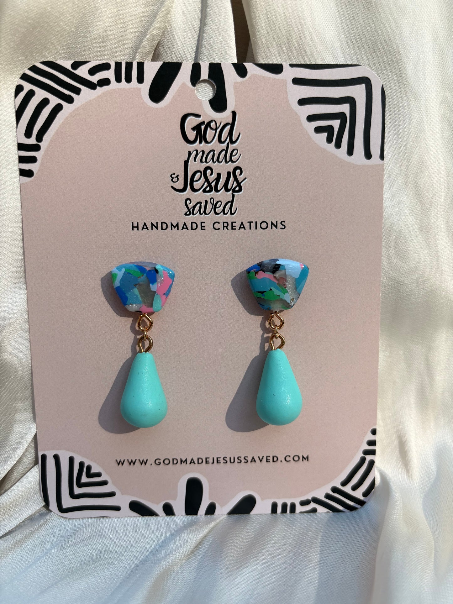 Through The Midst of the Sea: Dew Drop Earrings