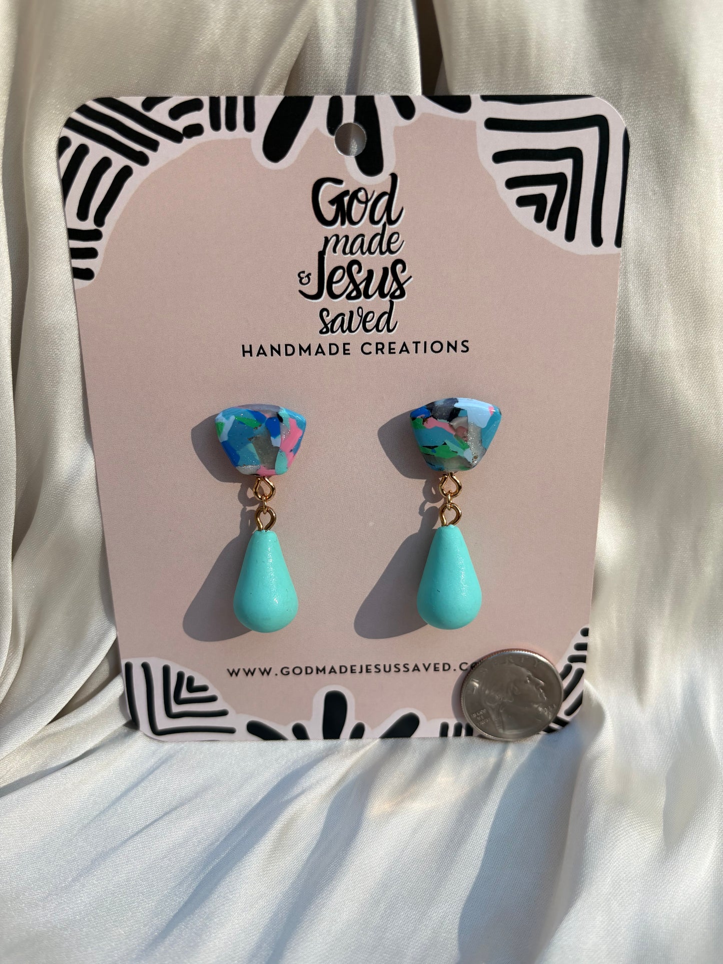 Through The Midst of the Sea: Dew Drop Earrings