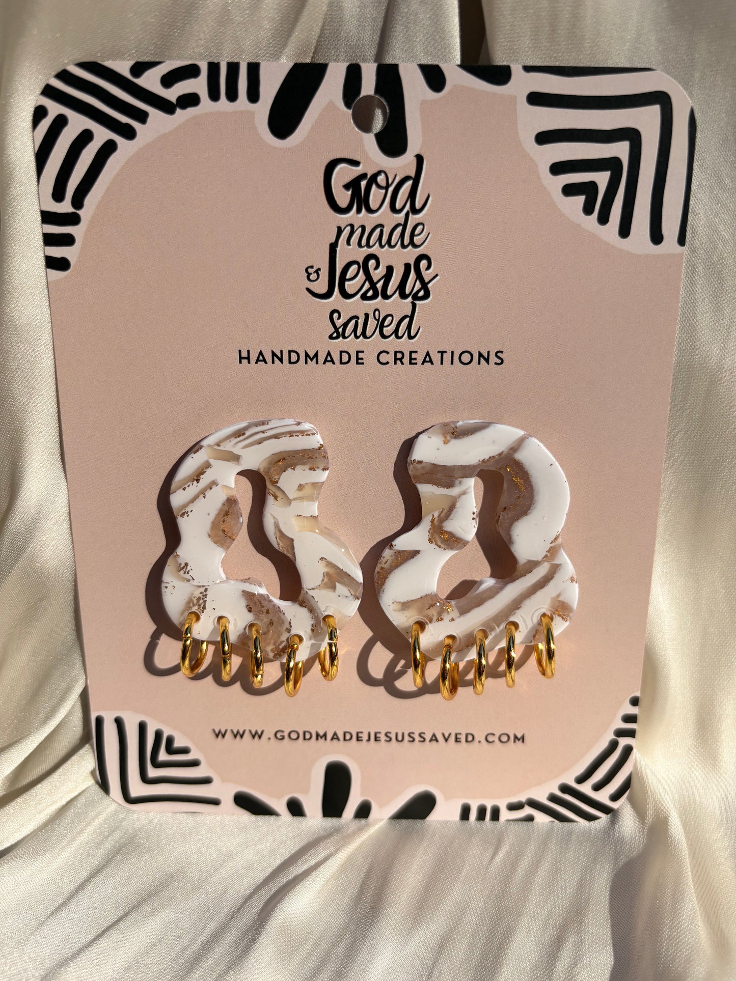 New Creatures: Cloud Gold Hoop Earrings