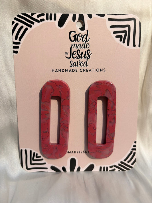 Back to Life: Grand Rectangle Earrings