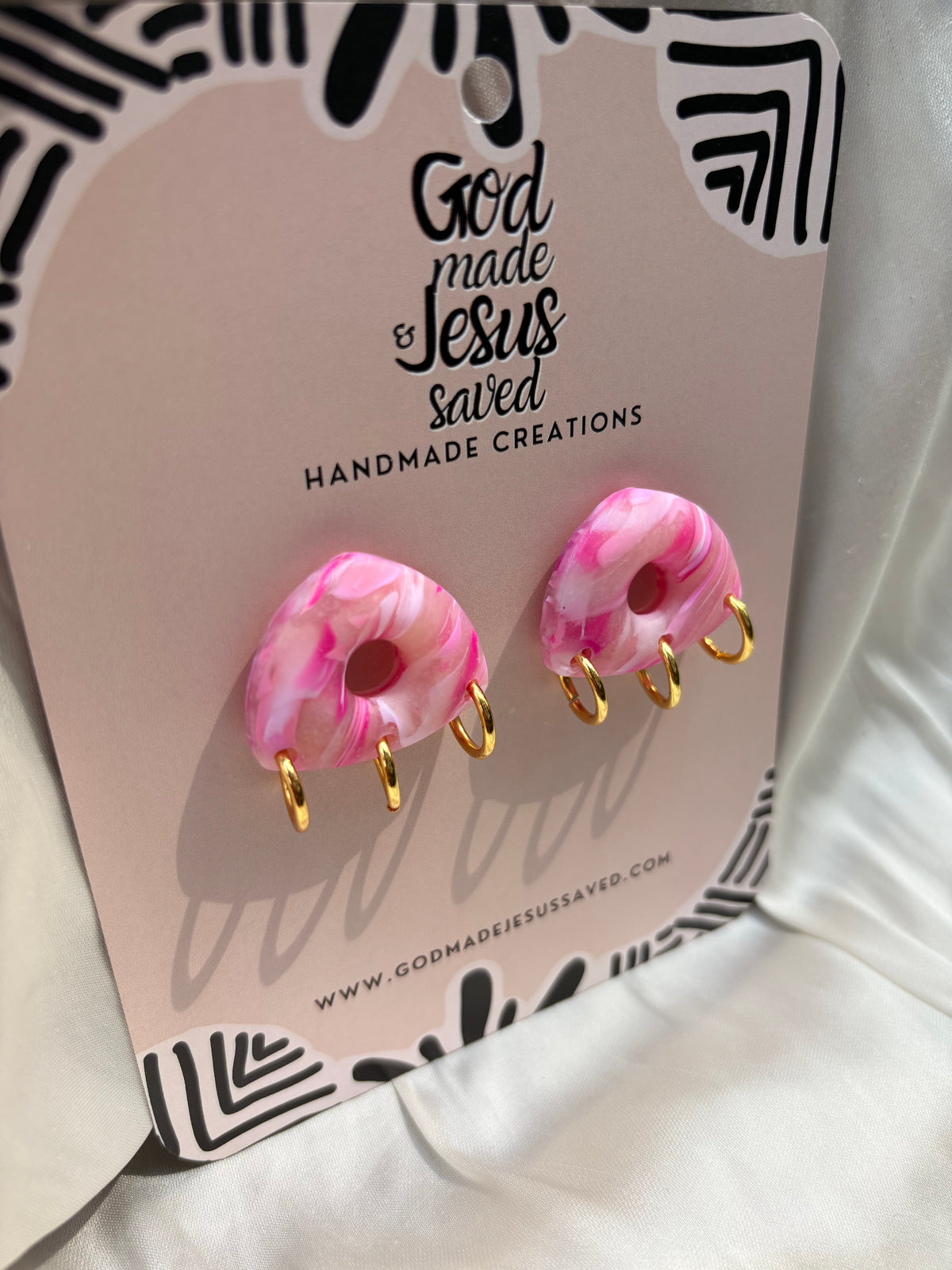 Gentleness: Trinity Gold Hoops