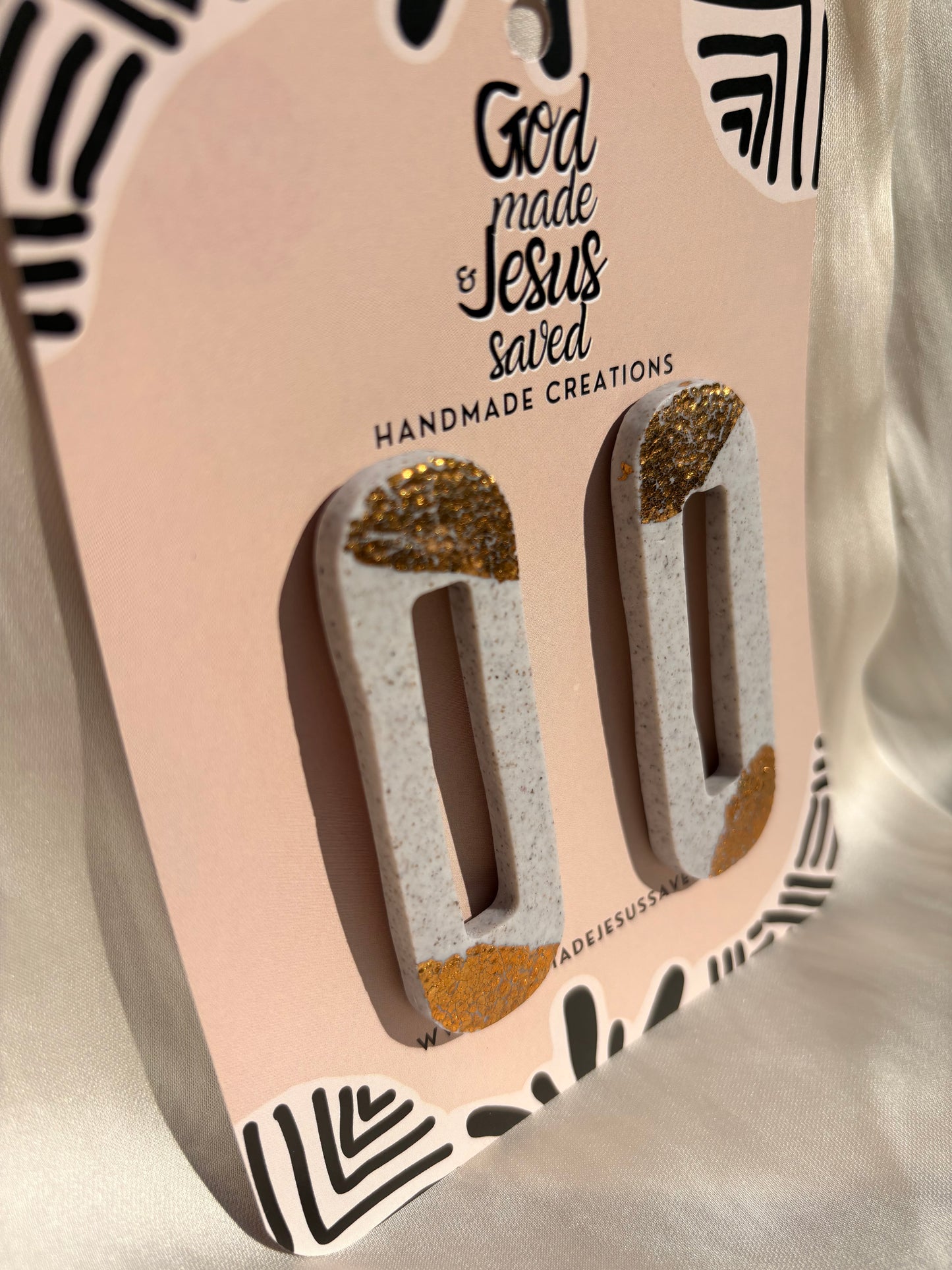 City on a Hill: Grand Rectangle Earrings