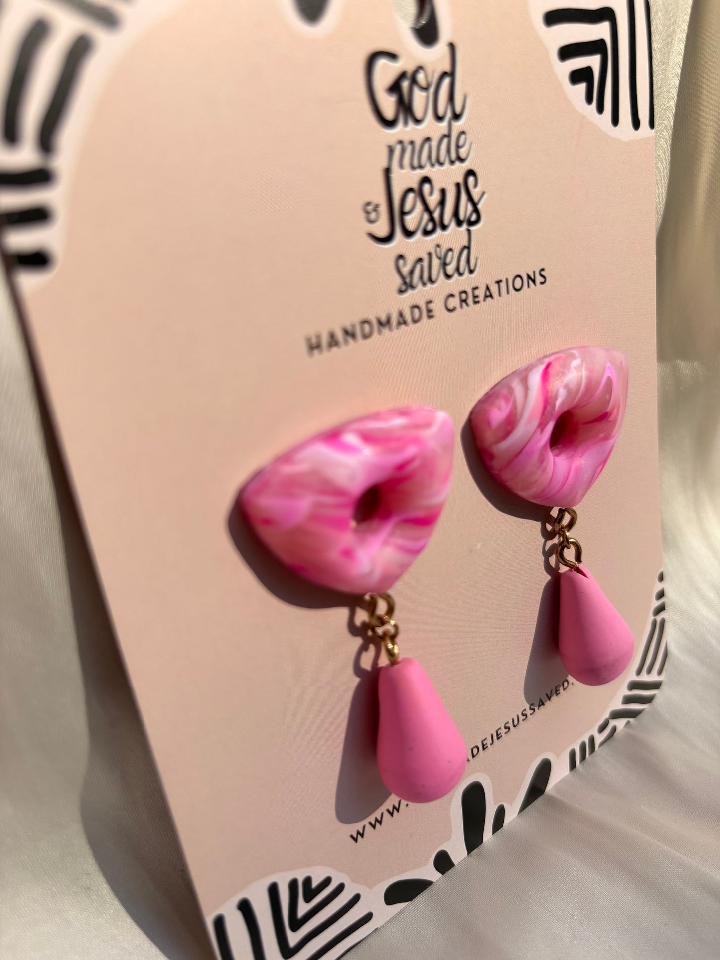 Gentleness: Trinity Drop Earrings