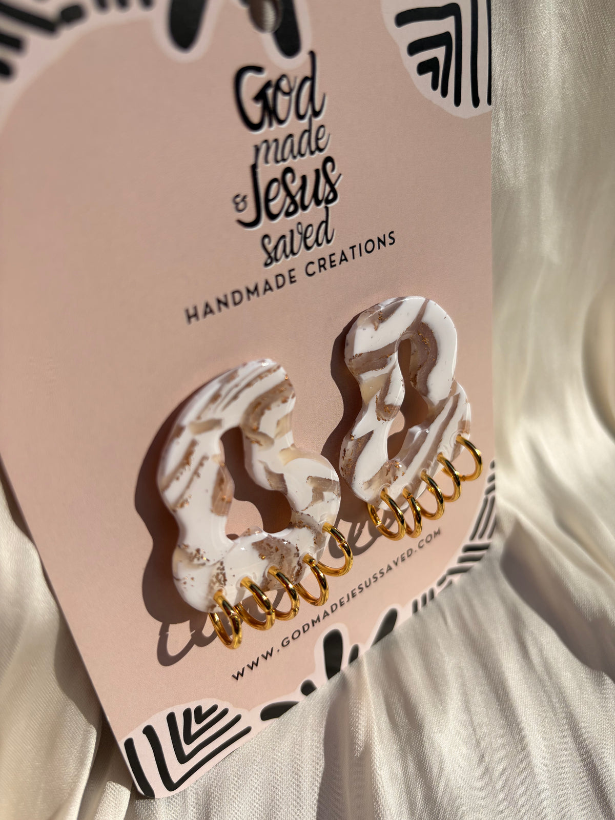 New Creatures: Cloud Gold Hoop Earrings