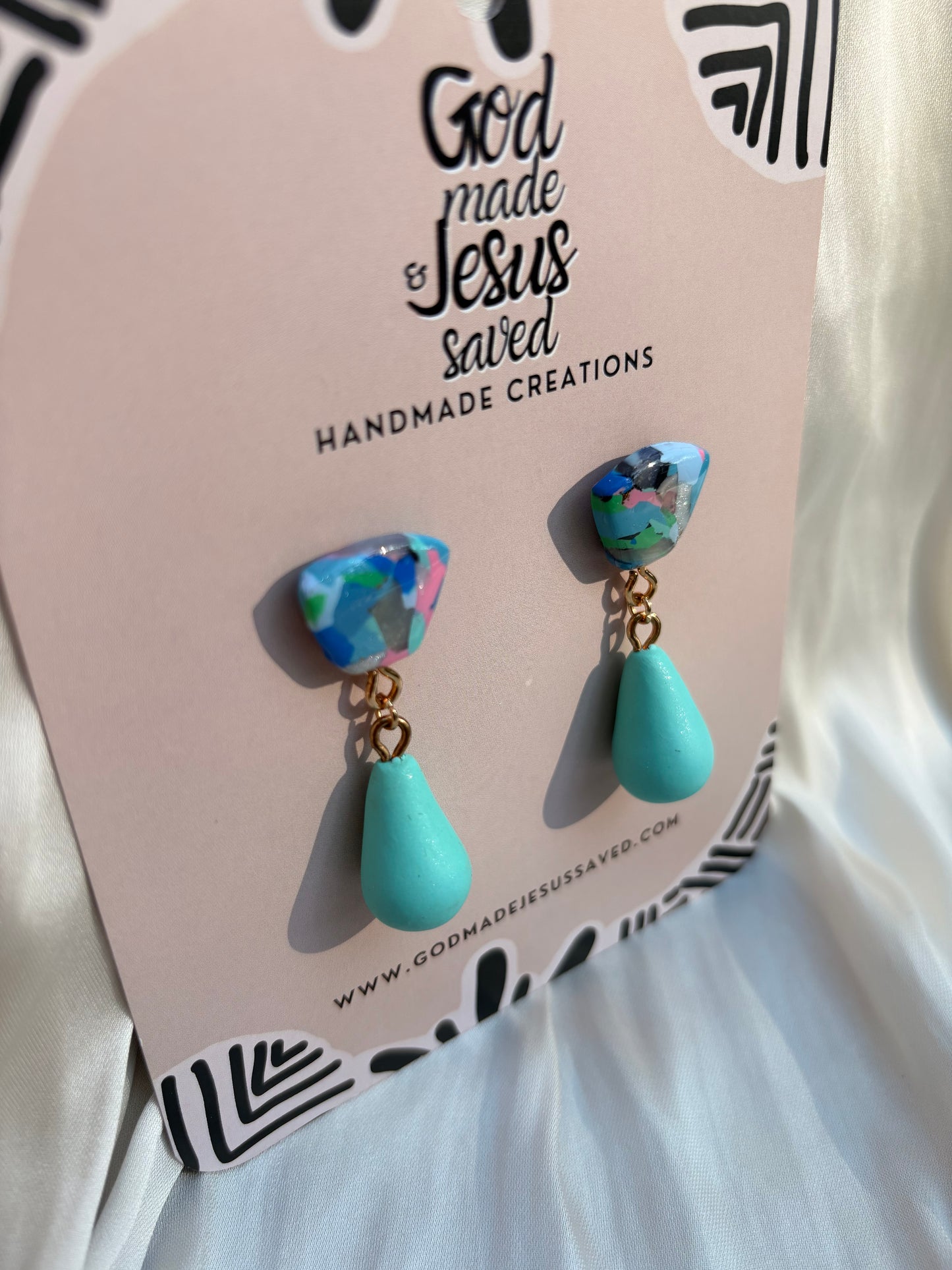 Through The Midst of the Sea: Dew Drop Earrings