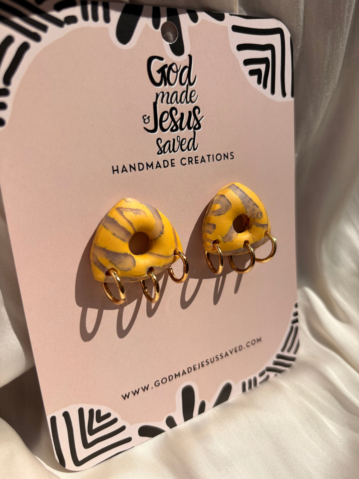 Sweeter Than Honey: Trinity Gold Hoops