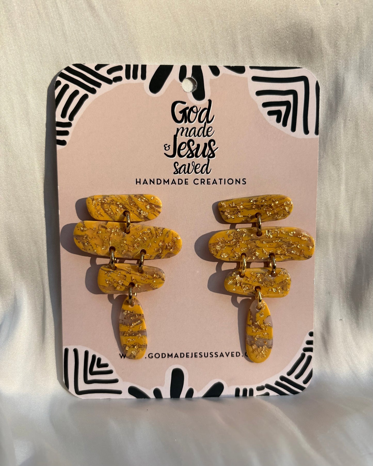 Sweeter Than Honey: Extravagant Dangle Earrings