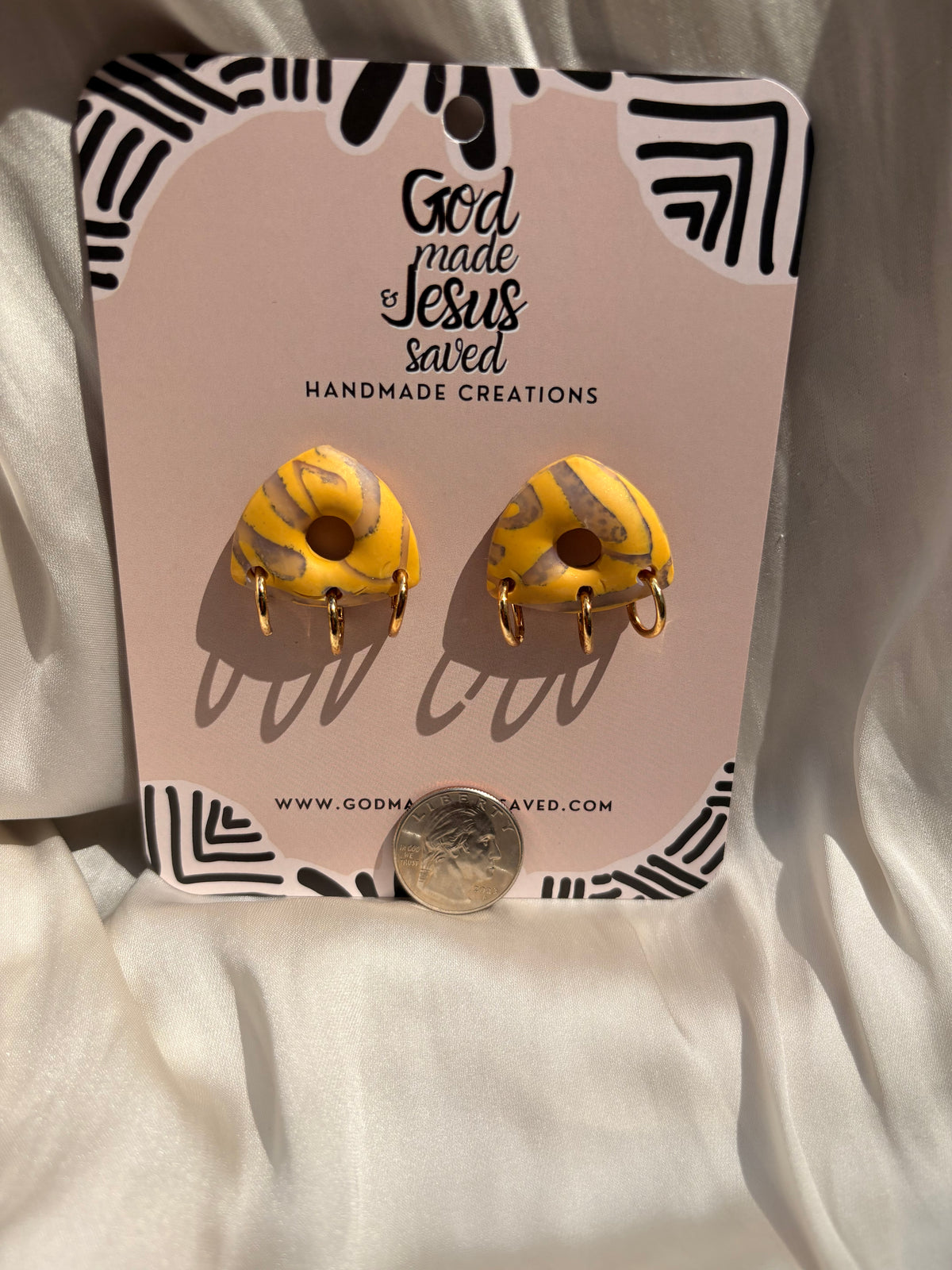 Sweeter Than Honey: Trinity Gold Hoops