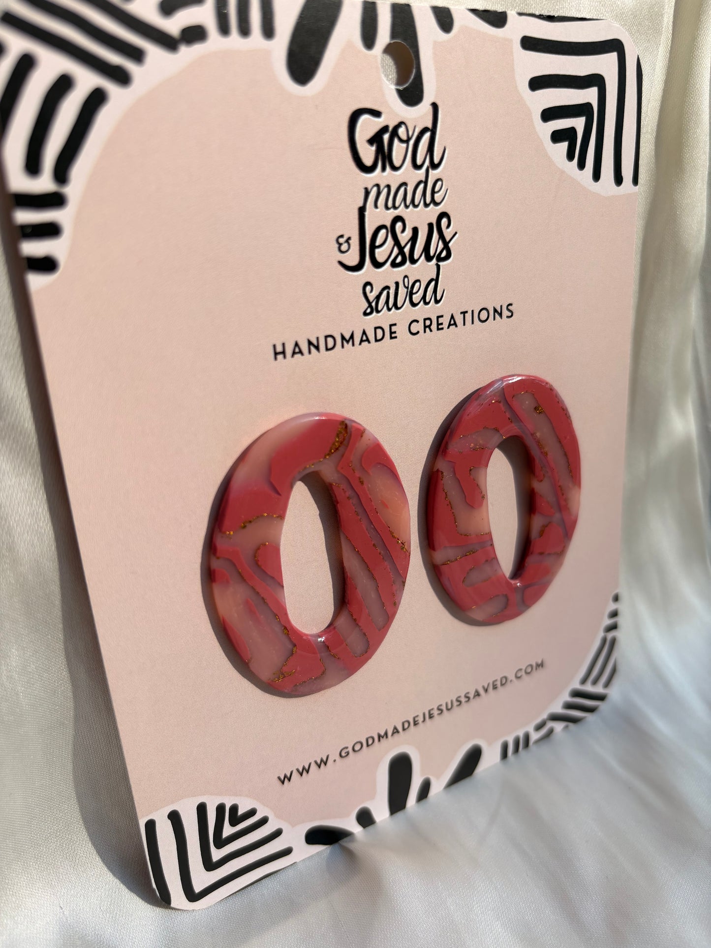 Back to Life: Oval Stud Earrings