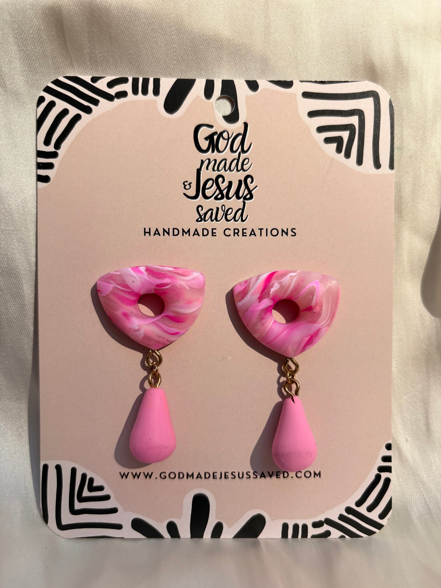 Gentleness: Trinity Drop Earrings