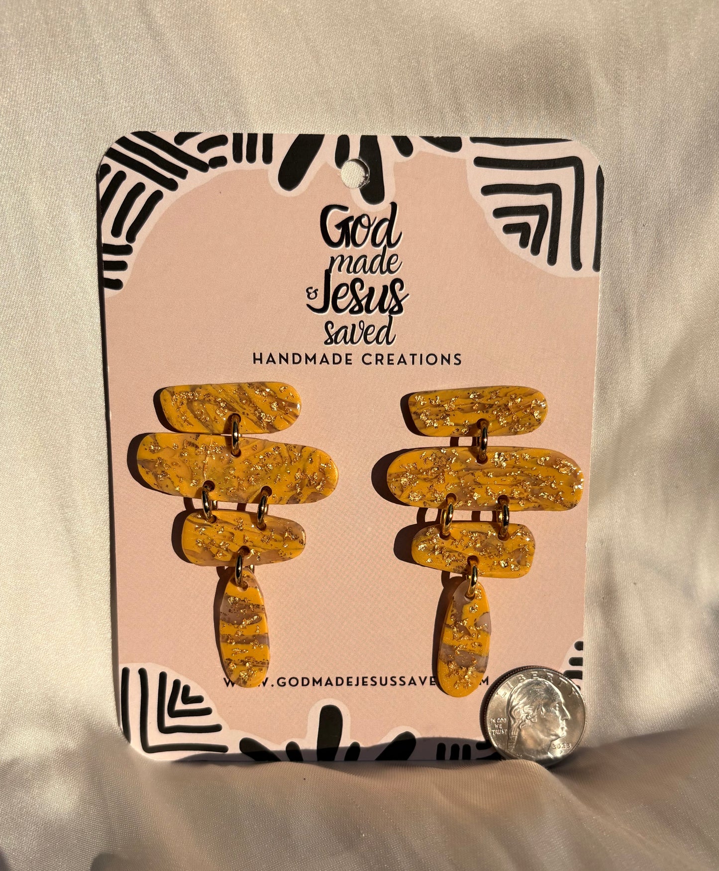 Sweeter Than Honey: Extravagant Dangle Earrings