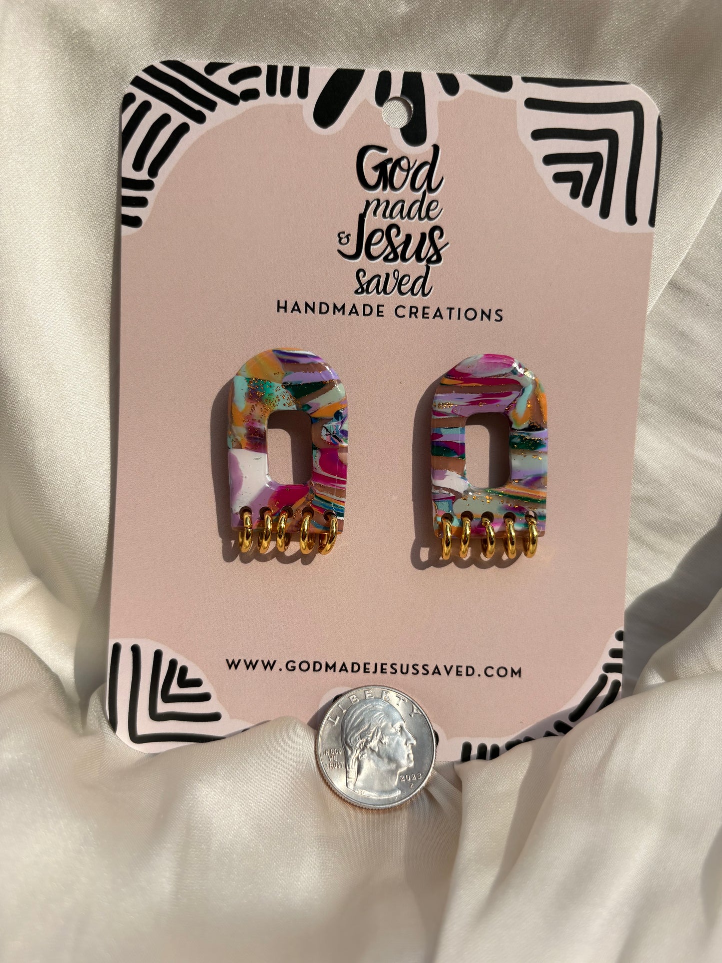 Life More Abundantly: Window Earrings