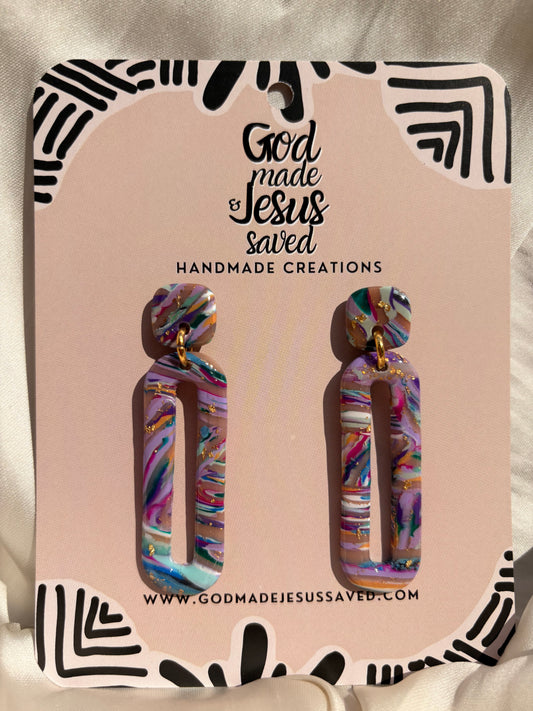 Life More Abundantly: Oval Dangles