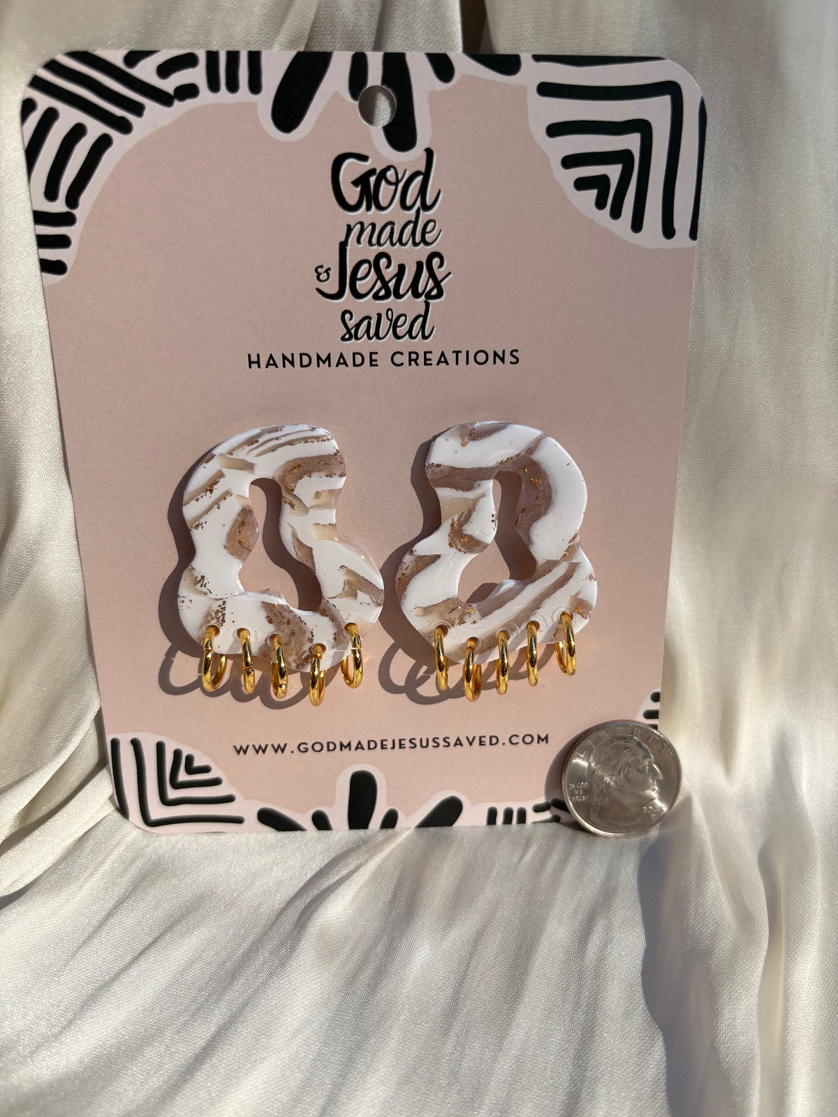 New Creatures: Cloud Gold Hoop Earrings
