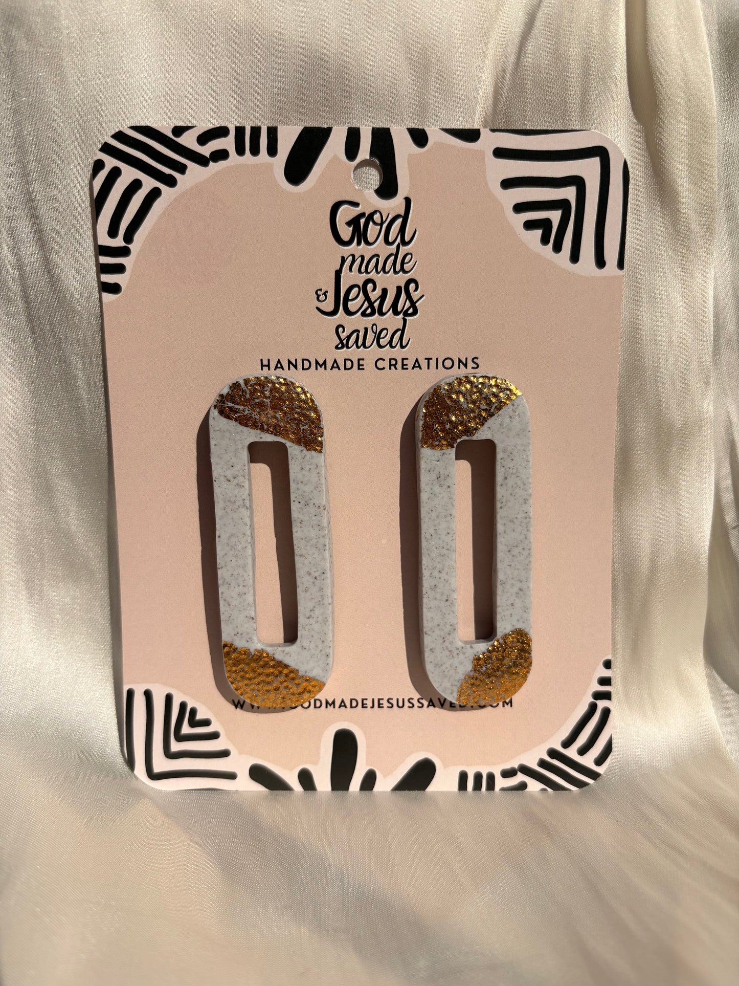City on a Hill: Grand Rectangle Earrings