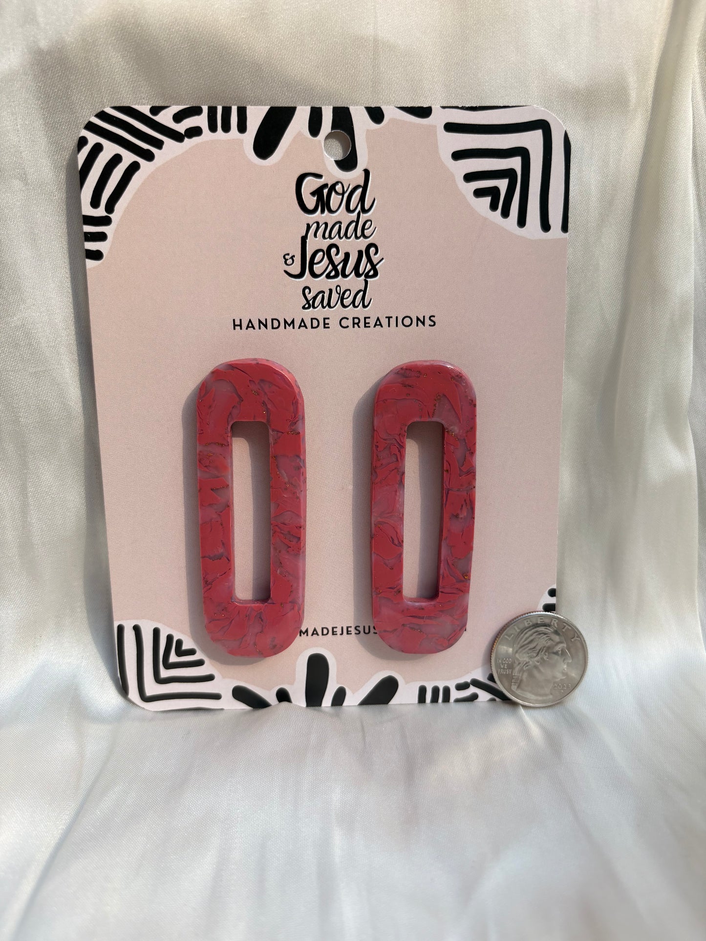 Back to Life: Grand Rectangle Earrings