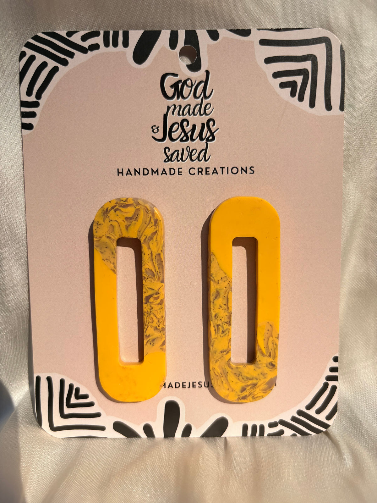 Sweeter Than Honey: Grand Rectangle Earrings
