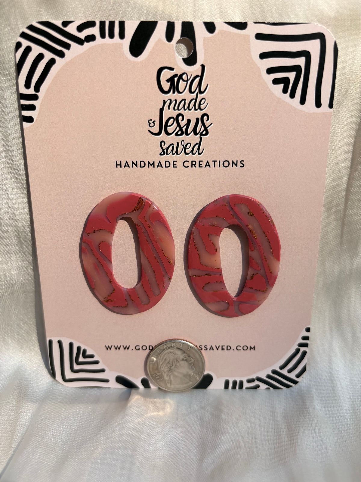 Back to Life: Oval Stud Earrings