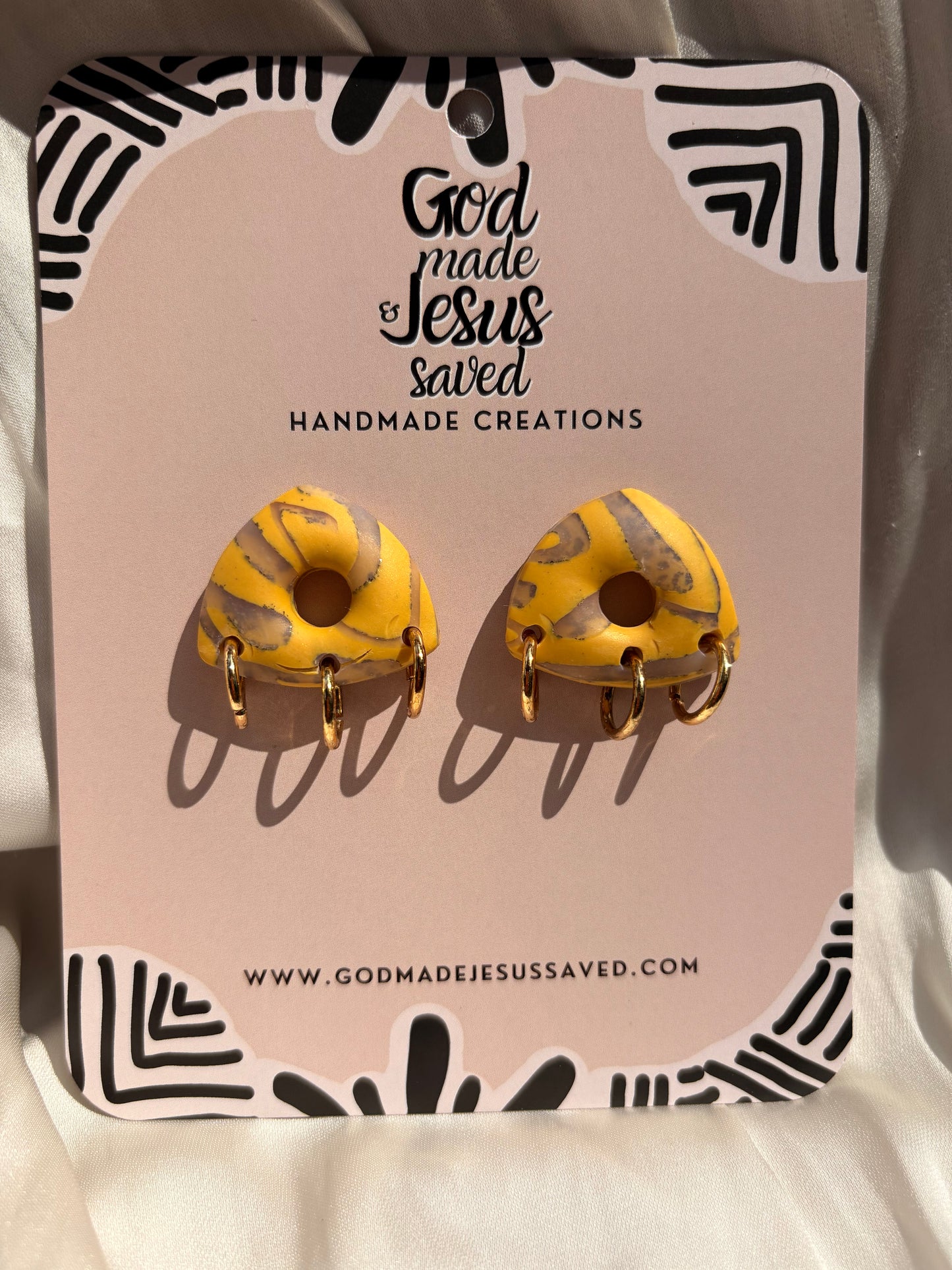 Sweeter Than Honey: Trinity Gold Hoops