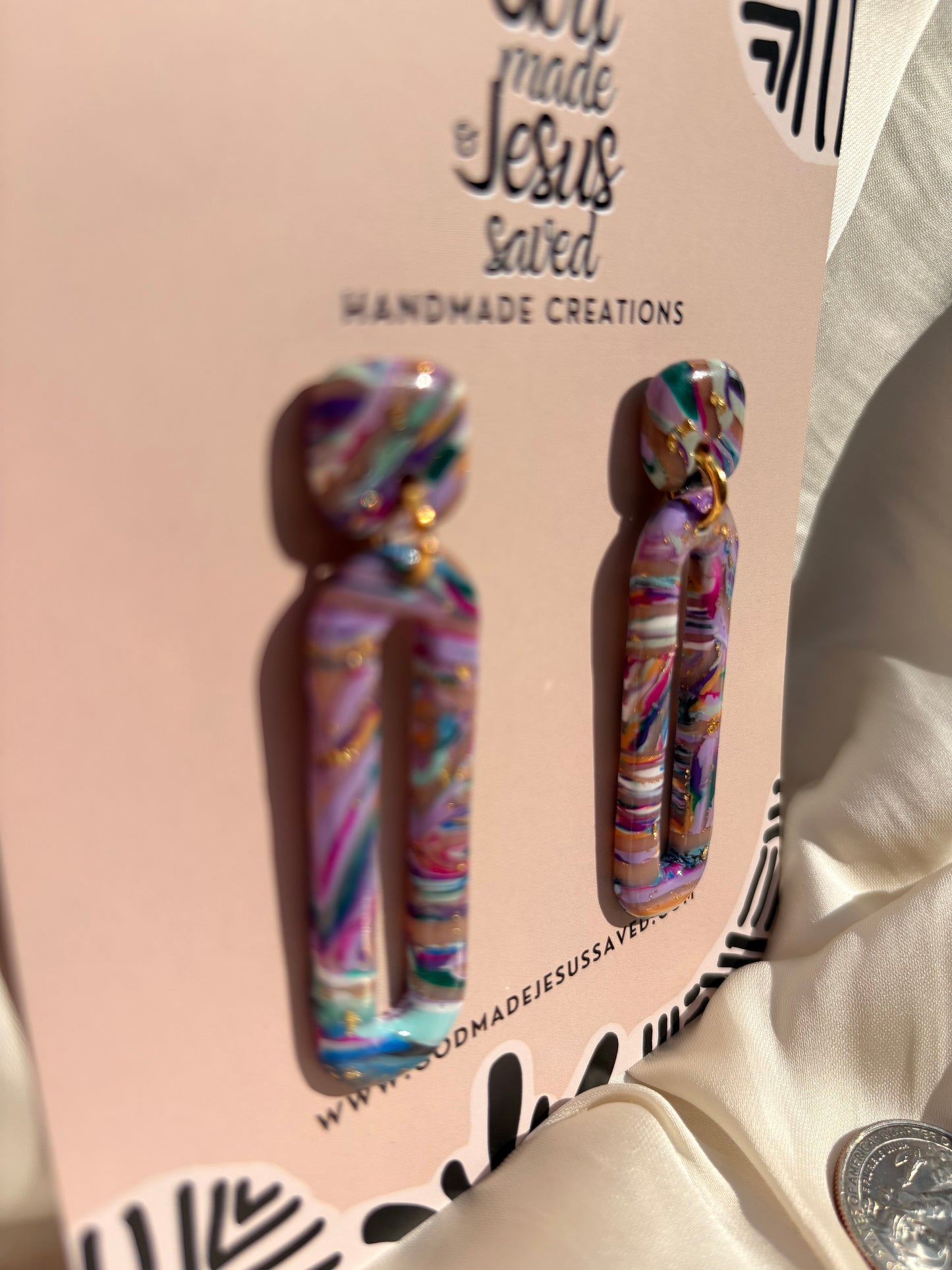 Life More Abundantly: Oval Dangles