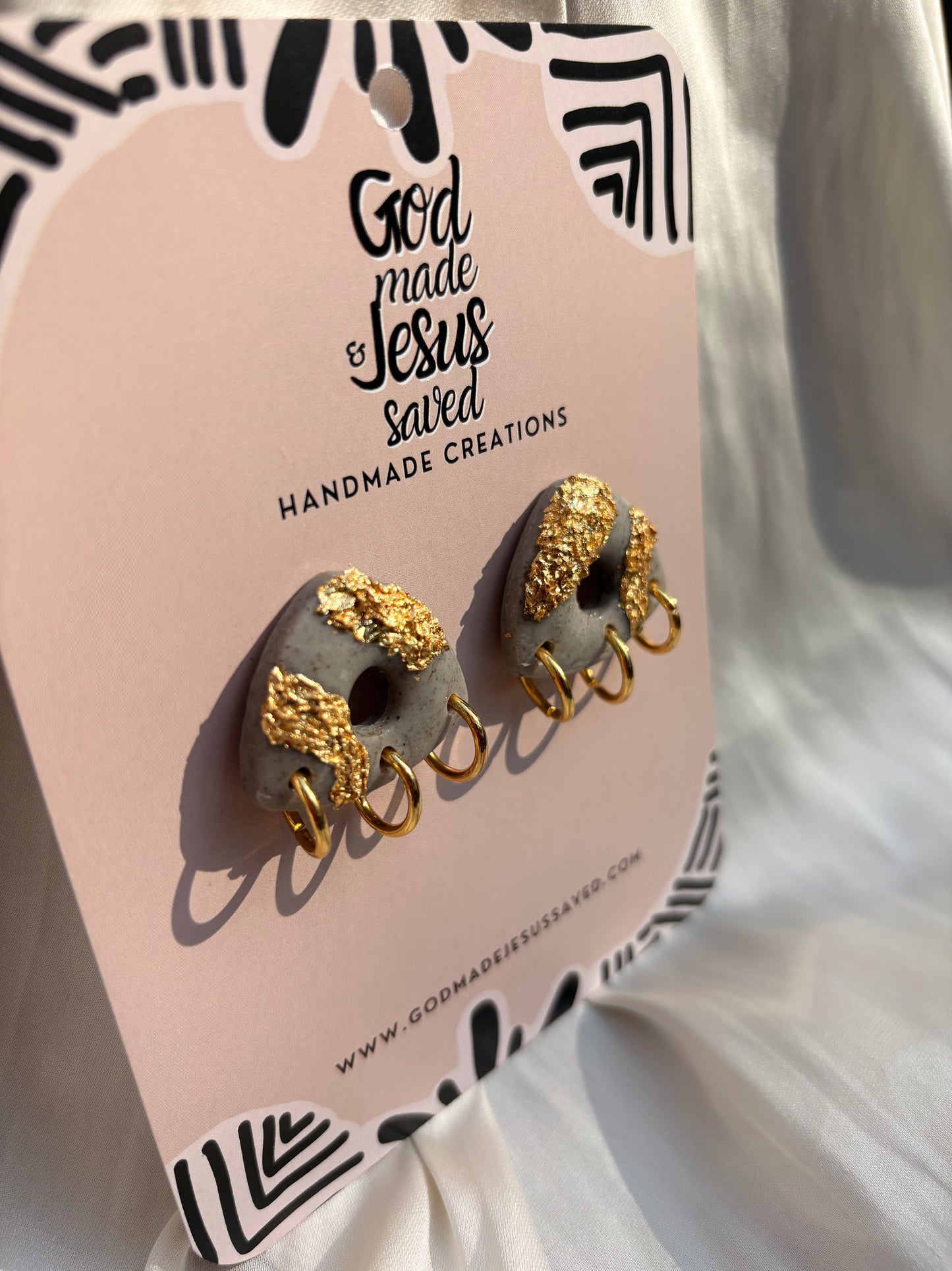 City On a Hill: Trinity Gold Hoop Earrings