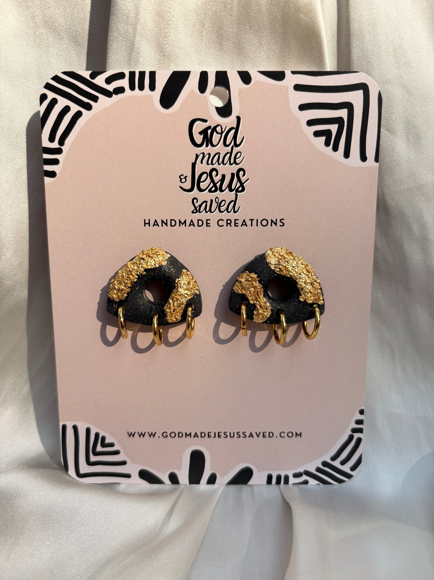 City On a Hill: Trinity Gold Hoop Earrings