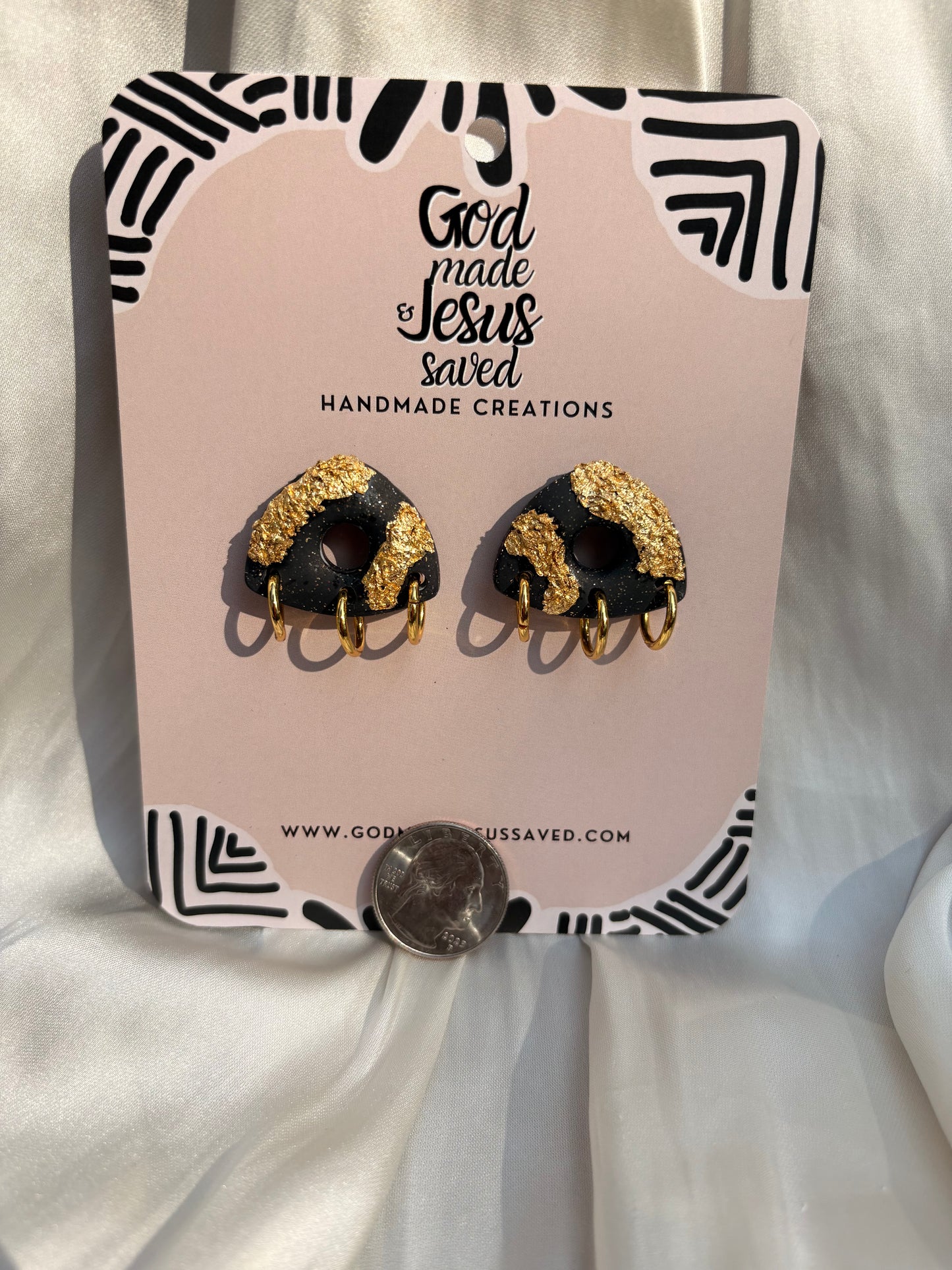 City On a Hill: Trinity Gold Hoop Earrings