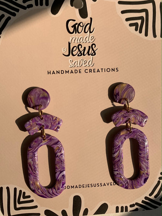 Royalty: Oval Dangles