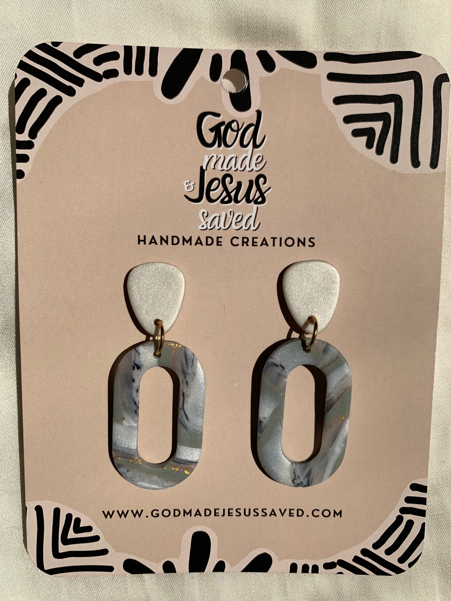 The Whole Armor of God: Oval Earring