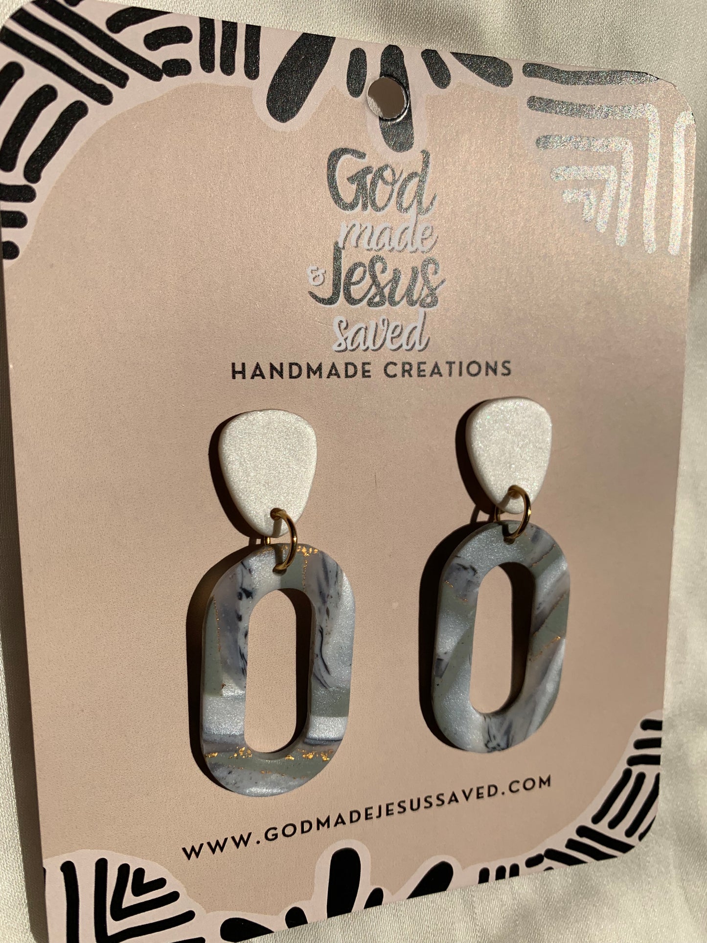 The Whole Armor of God: Oval Earring