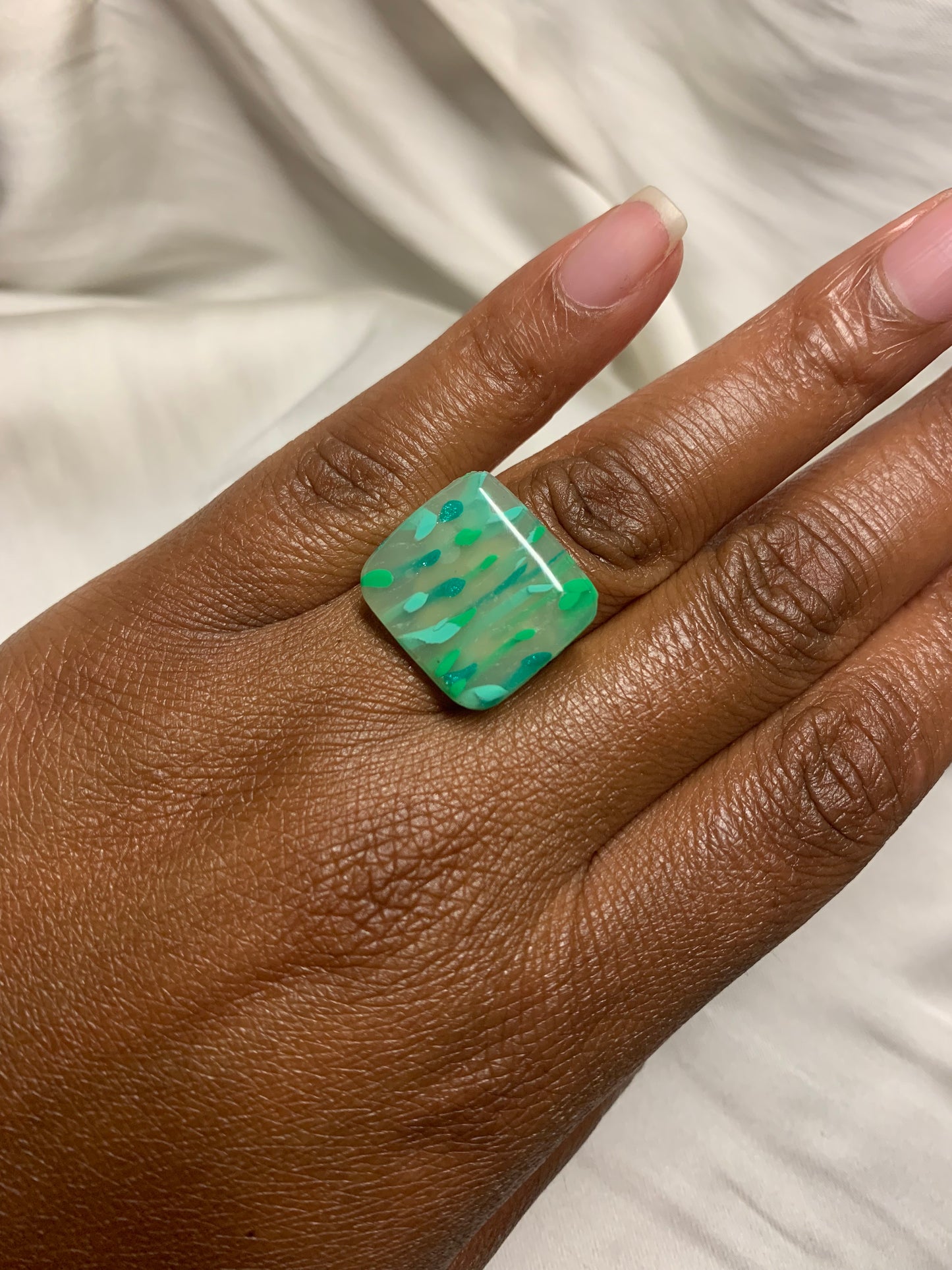 He Restores My Soul: Statement Ring (Small)