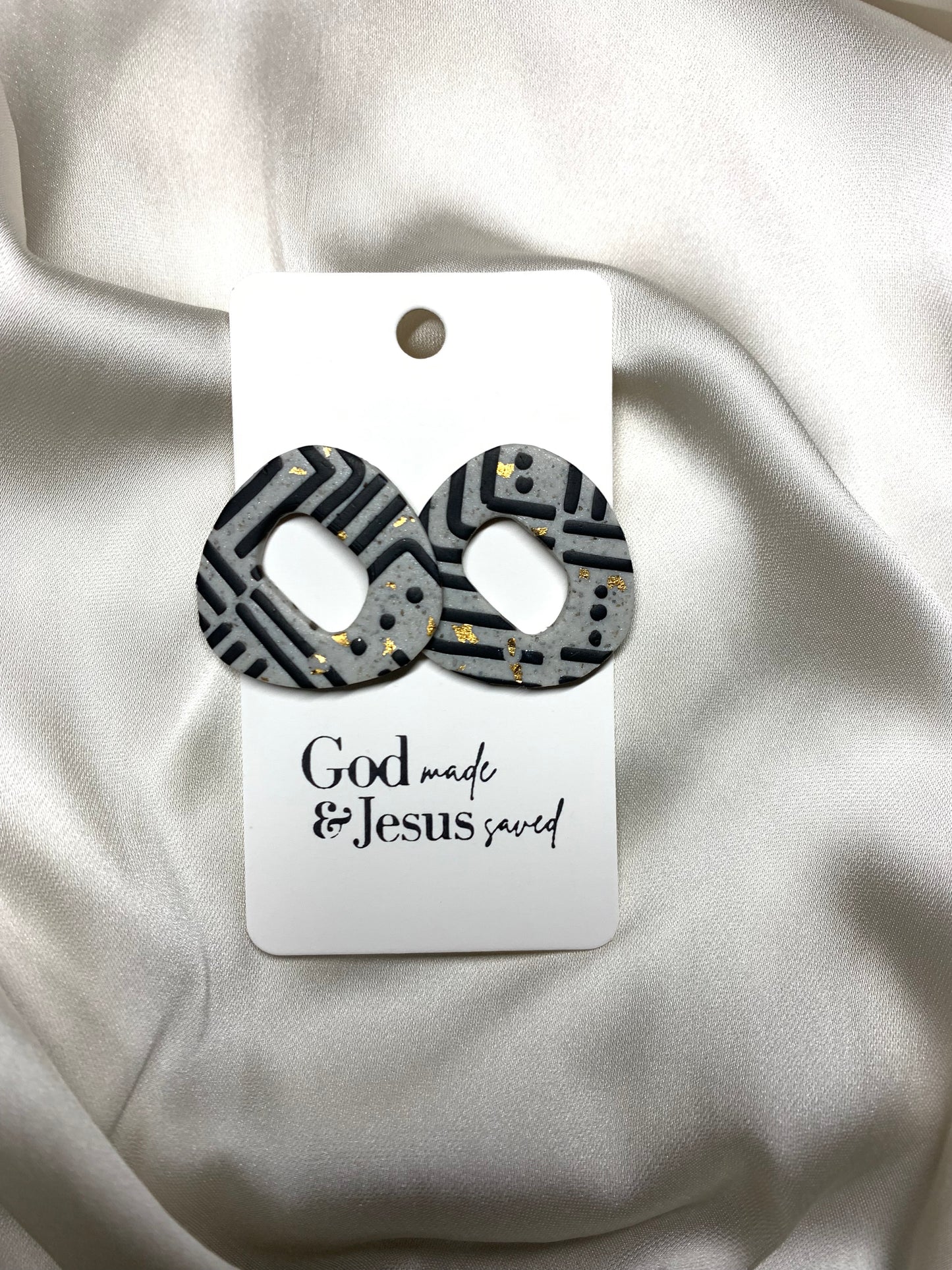 Pathways in Black & Gold: Trinity Studs