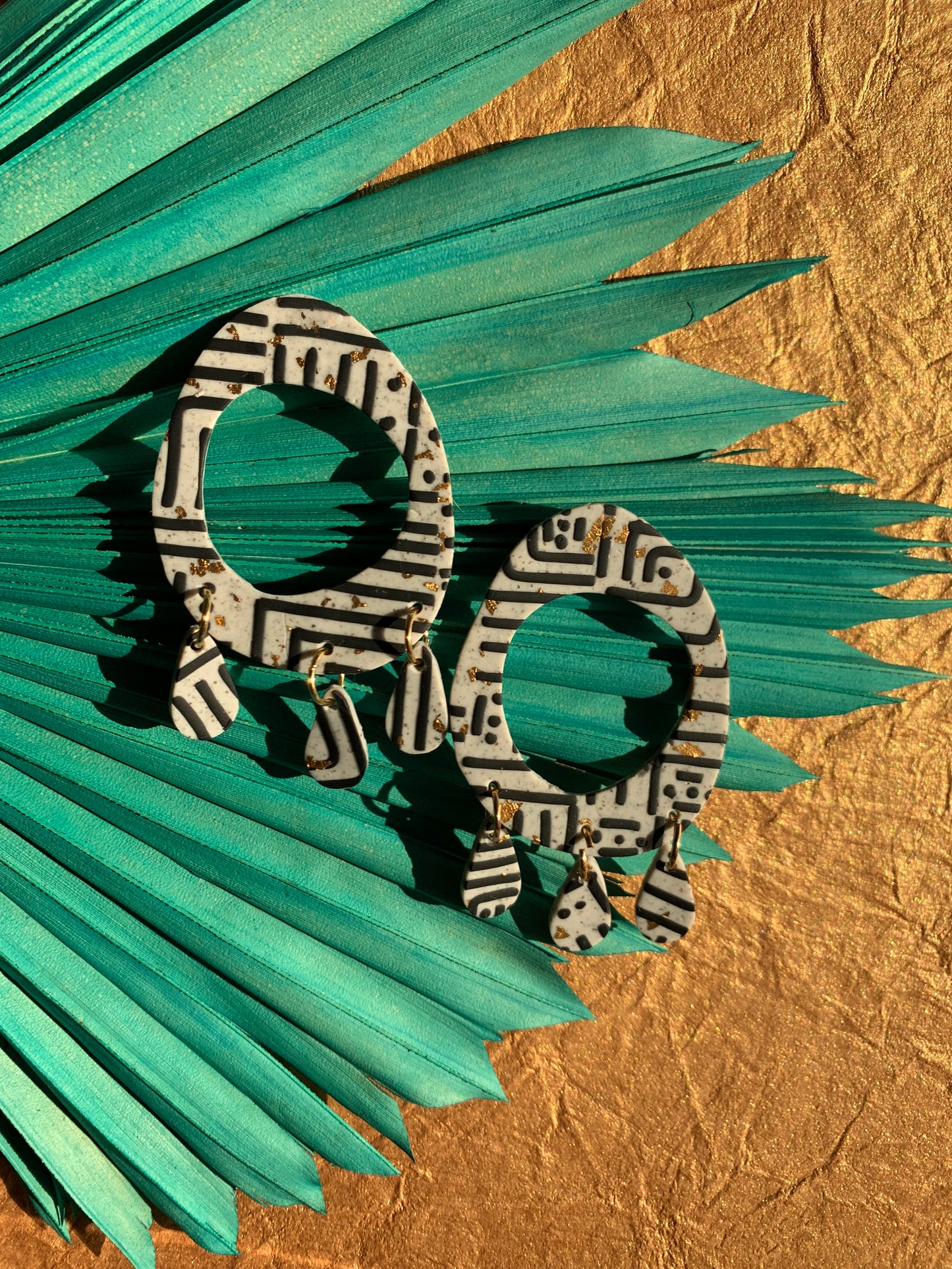 Pathways in Black & Gold: Large Dangles