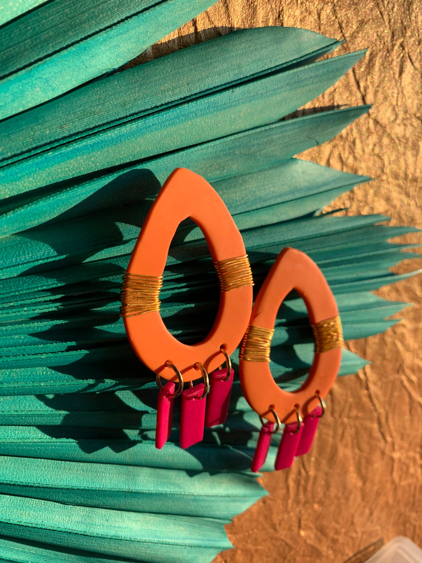 More Valuable Than a Sparrow: Orange & Fuchsia