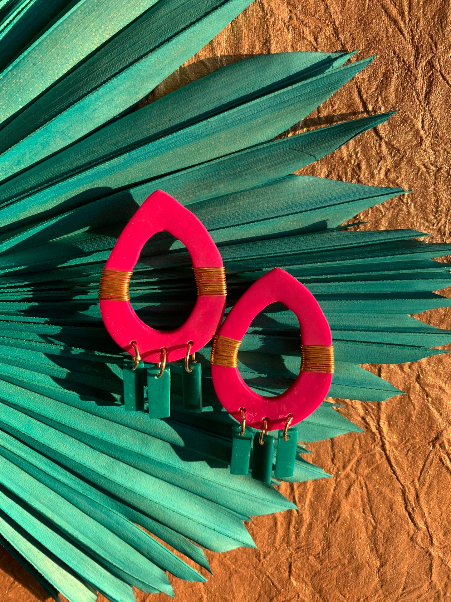 More Valuable Than a Sparrow: Fuchsia & Green
