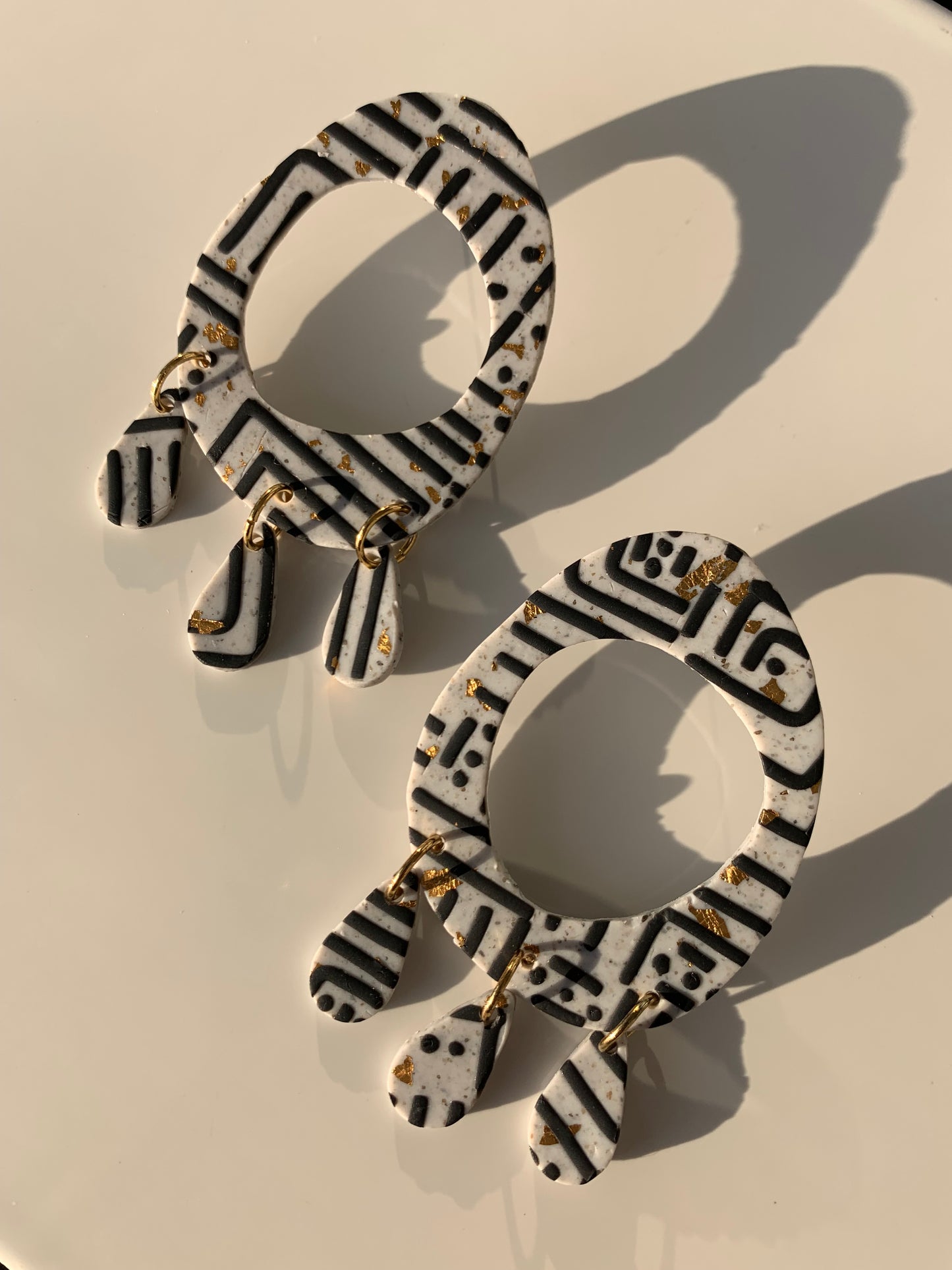Pathways in Black & Gold: Large Dangles